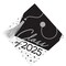 Creative Converting School Spirit White Class of 2025 Paper Dinner Napkins 108 Count
